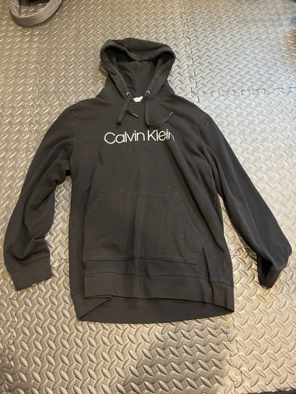 Calvin Klein Black Hoodie with White Logo